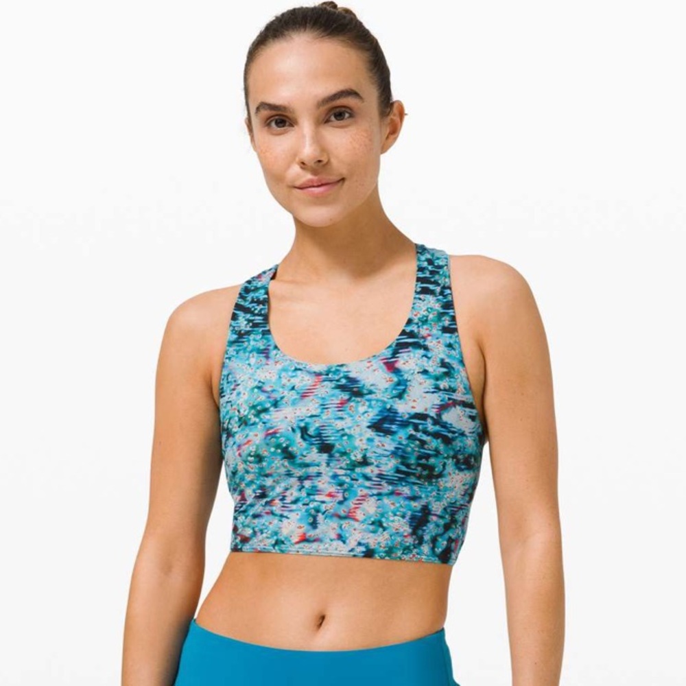 Lululemon | Stash It Bra Medium Support B/C Cup Quick Start Multi Size 8